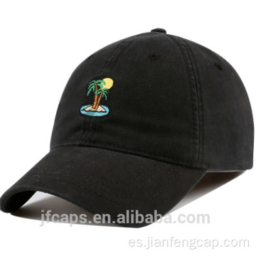 Gorra de papá de lavado de playa de verano suave